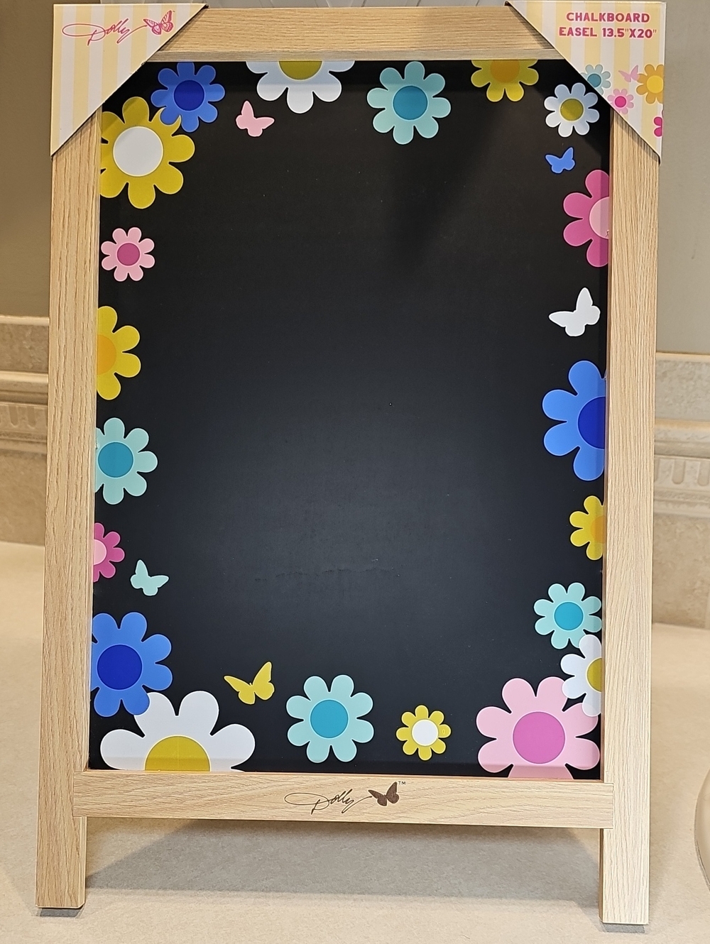 Dolly Parton Summer Floral Easel Chalkboard